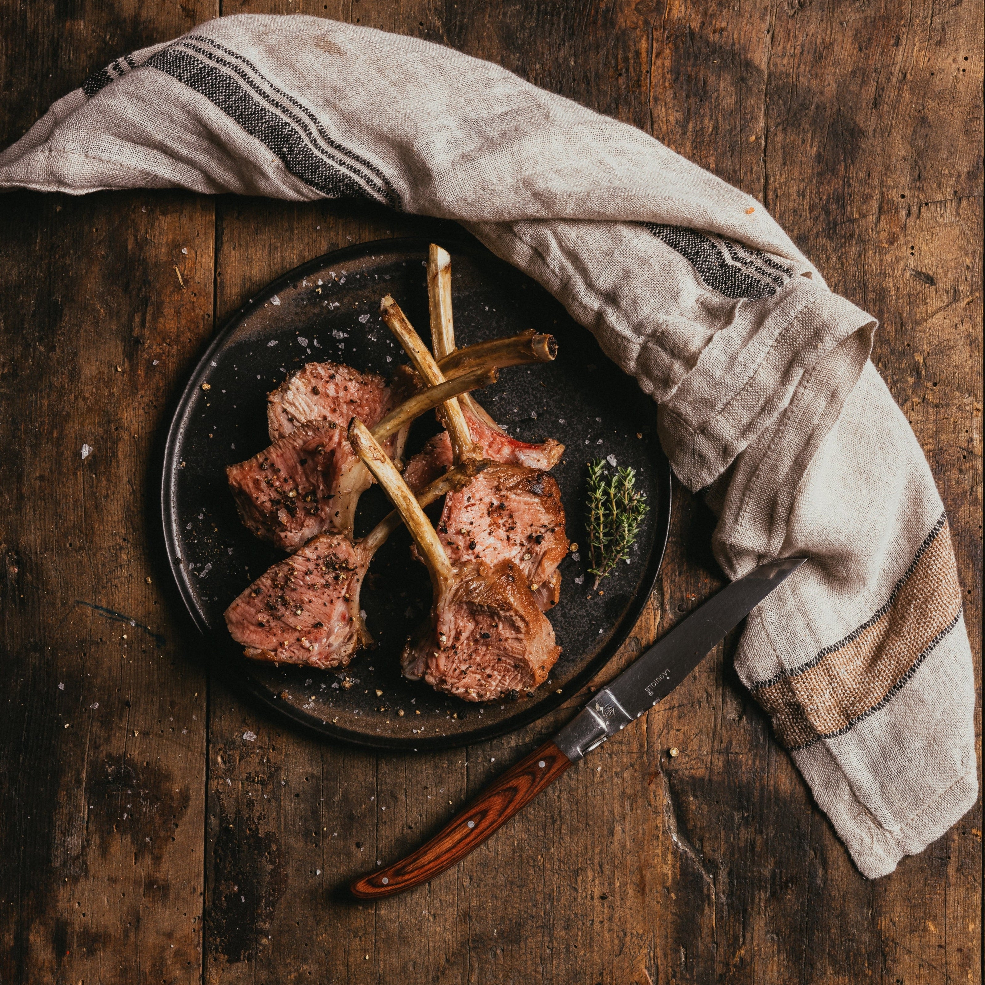 Gegrillte Bio Halal Koteletts 